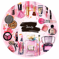 Make Up Spa Party Disposable Tableware Sets Paper Plates Cups Napkins Party Dinnerware Decor Good Vibrations