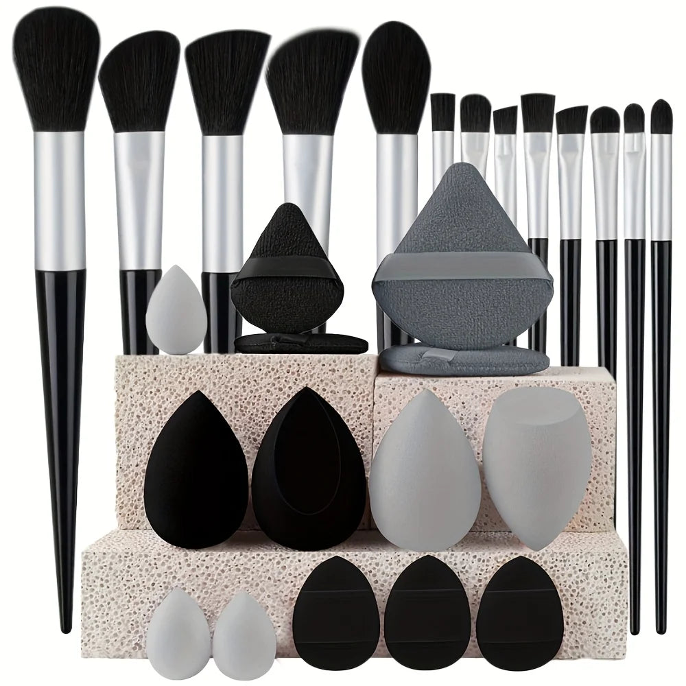Makeup Brushes 8-29Pcs Makeup Kit Professional Women Cosmetic Soft Powder Brush Eyeshadow Foundation Full Set Travel Beauty Tool Good Vibrations