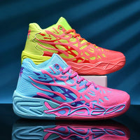 Basketball Shoes Men Field Training High-top Comfortable Non-slip Sports Footwear Luxury Lace-up Flat Sneakers for Men Good Vibrations
