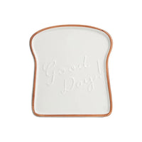 Breakfast bread plate, ceramic creative plate, steak plate, dessert plate Good Vibrations