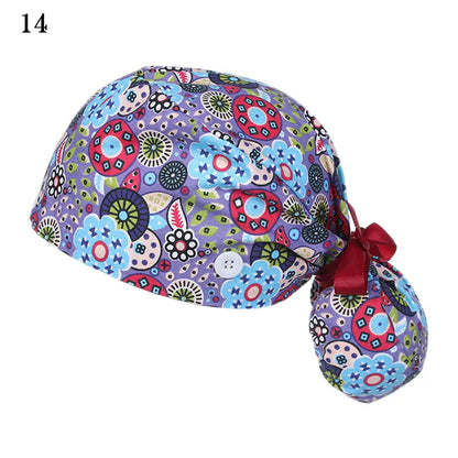 Women & Men Tie Back Hats Ponytail Holder Adjustable Long Hair Cap Working Hat With Button Working Cap Good Vibrations