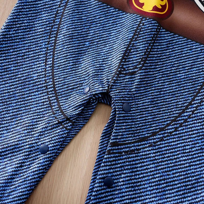 0-24 months newborns Baby Clothes One-Piece Cartoon Anime short-Sleeved Trousers Banquet Summer Fashion neonatal clothing Good Vibrations