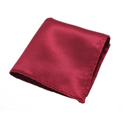 HUISHI Solid Handkerchief Vintage Fashion Party Pocket Hanky For Suit Men's Handkerchief Groomsmen Pocket Square Hanker Good Vibrations