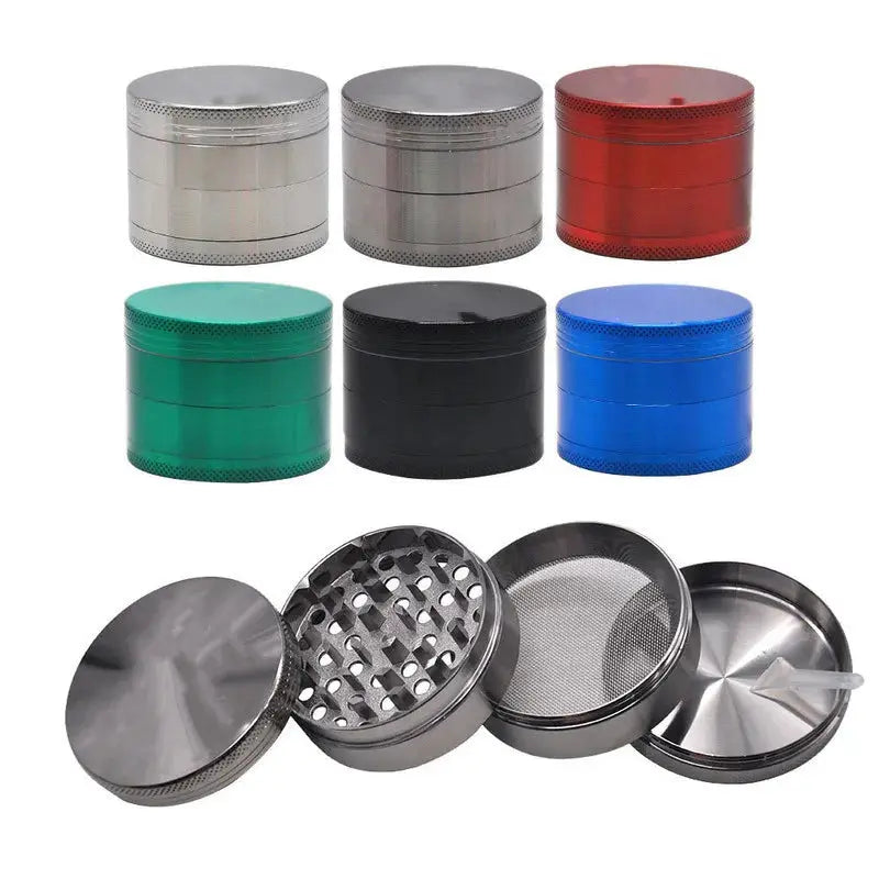 40mm 4 layers tobacco herbal grinder in five colors, zinc alloy metal crusher for spice smoking.