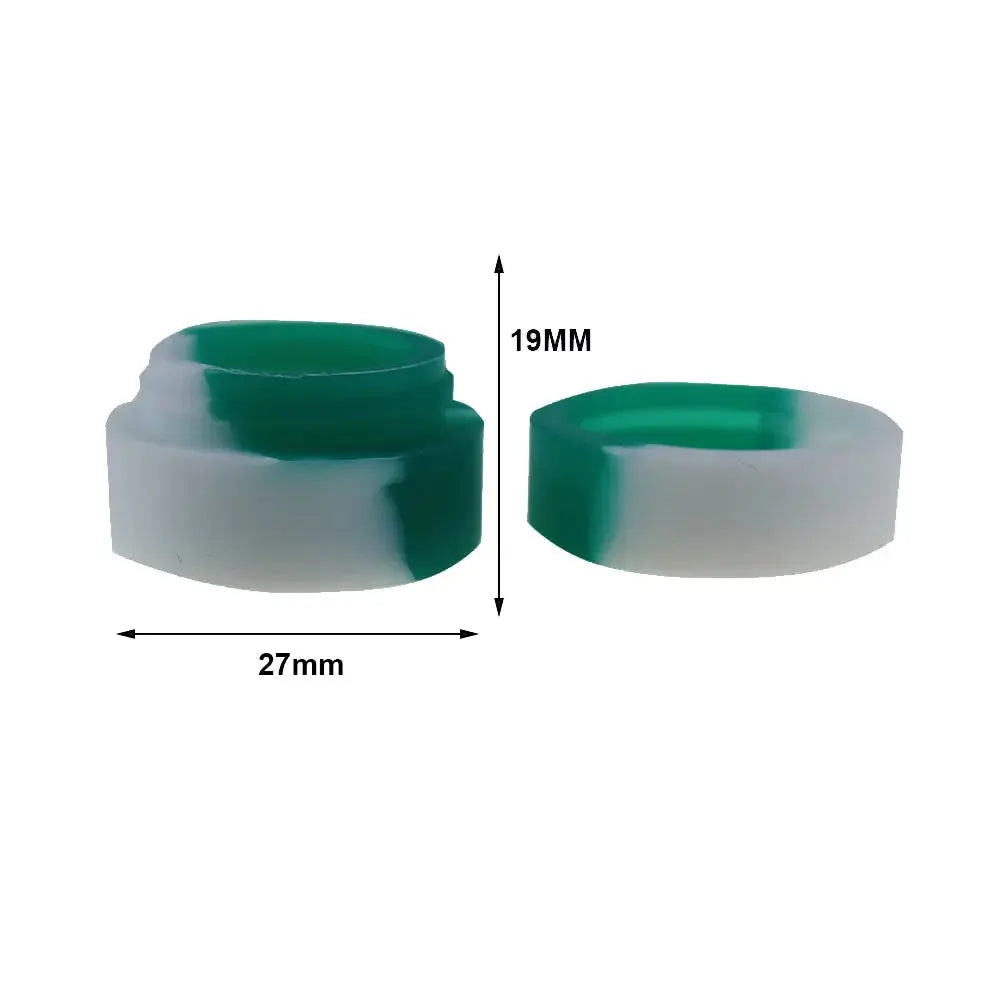 2/3/5/7/25ML Nonstick Silicone Container Non-stick Oil Wax Storage Box Silicone Jar Travel Face Cream Liquid Ointment Container GOOD Vibrations Adult Super Store