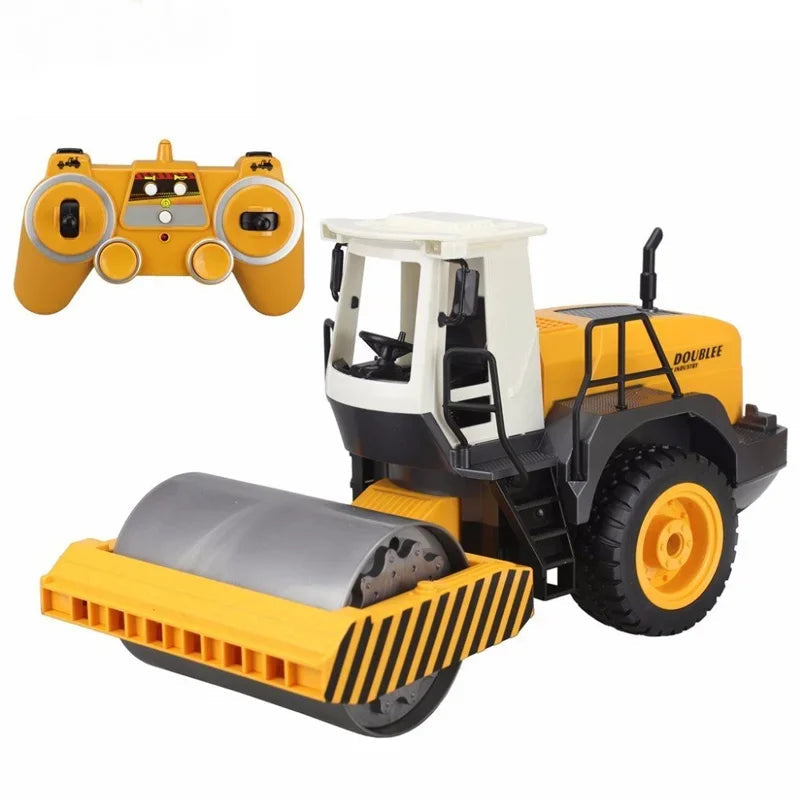 Double E RC Car Truck Tractor 1/20 E522 Big Road Roller 2.4G Remote Control Radio Controlled Engineer Vehicle Model Toys for Boy Good Vibrations