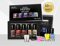 10 PCS Air Dry Nail Polish Peelable Water Based Non Toxic Odorless Quick Dry Toenail Finger Gel No Lamp Baking Nail Art Manicure Good Vibrations