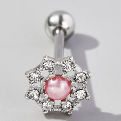 14G Stainless Steel Tongue Rings Straight Barbells Heart Shape Skull Shape Rose Shape Tongue Piercing Jewelry Good Vibrations Adult Super Store
