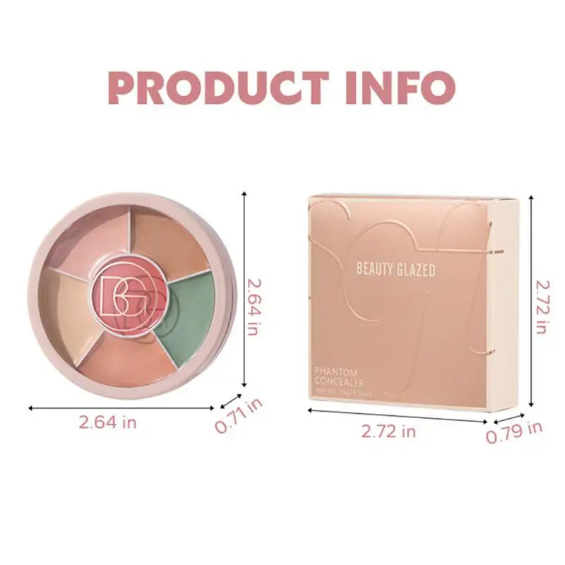 Natural Color Concealer Palette Does Not Take Off Makeup Compatible With Base Makeup Contour Concealer Palette Makeup Concealer Good Vibrations
