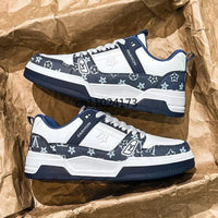 Trendy Men's Cross-Border Shoes New Style Thick Bottom Sports Casual Shoes Men's Popular White Shoes Solvent Shoes Men's Sports Good Vibrations