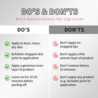 Long Lasting Matte Lip Liner ForWomen Makeup Peel Off Lip Stain Transfer Proof Lipstain Infused with Hyaluronic Acid & Vitamin E Good Vibrations