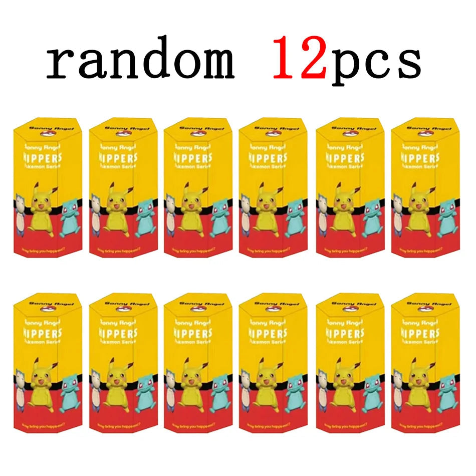 Pokemon Surprise Blind Box - Mysterious Anime Figures including Pikachu & Bulbasaur - Party Angel Theme Children's Toy Good Vibrations