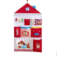 Cute Wall Storage Bags Hanging Pockets Cute Wall Mounted Storage Bag Organizer Kawaii Cartoon Sundries Office Container Pouchs Good Vibrations