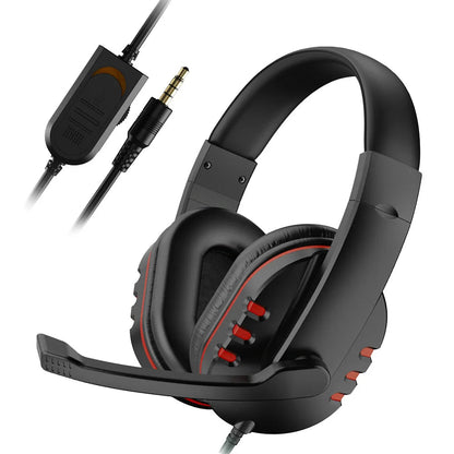 Headphones 3.5mm Wired Gaming Headset Earphones Music For PS4 Play Station 4 Game PC Chat computer With Microphone Good Vibrations