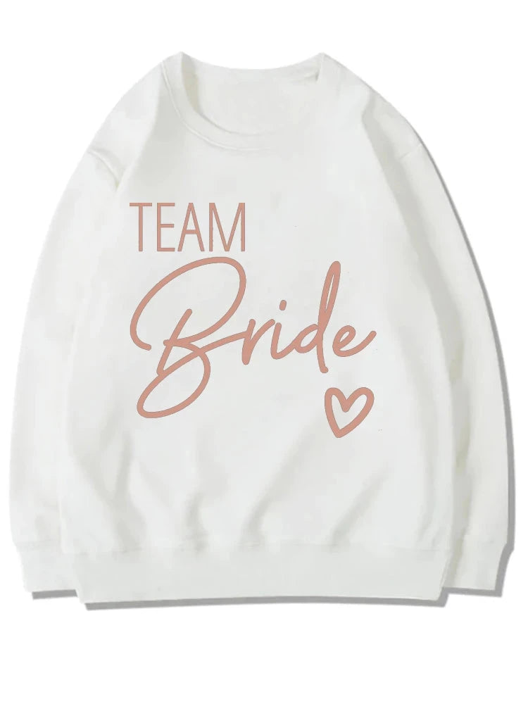 Bride & Team Bride Bridesmaid Sweatshirt Bridesmaid Proposal Maid of Honor Engagement Pullover Bride Sweater Bridesmaid Gifts Good Vibrations
