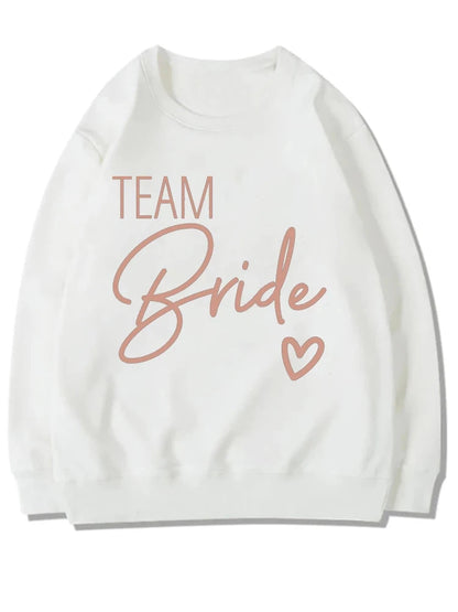 Bride & Team Bride Bridesmaid Sweatshirt Bridesmaid Proposal Maid of Honor Engagement Pullover Bride Sweater Bridesmaid Gifts Good Vibrations
