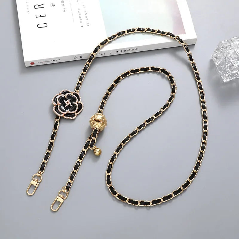 Camellia Cross Body Mobile Phone Chain Good Vibrations