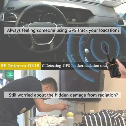 Wifi Hidden Camera RF uav Detector Audio Bug GPS Anti Spy Gadgets GSM 2G 3G 4G 5G All Signal Jammer gps Tracker Blocker Device Good Vibrations