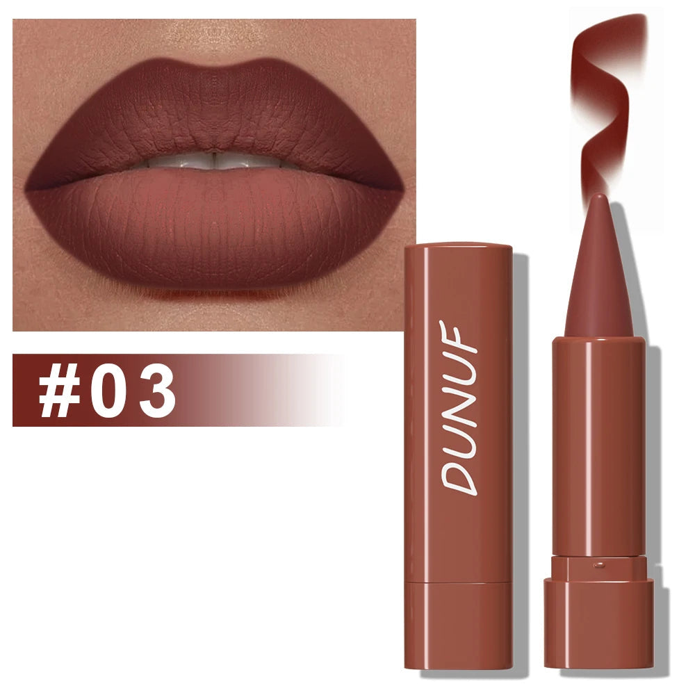 Gradient Lip Liner Pen with Matte Velvet Finish Smooth Application  Lipstick for Defined and Elegant Lips Good Vibrations