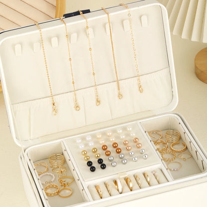 62-Piece Chic Jewelry Set Collection - Jewelry Sets for Women with Earrings, Rings,Bracelet Stylish Accessories for Daily Outfit Good Vibrations