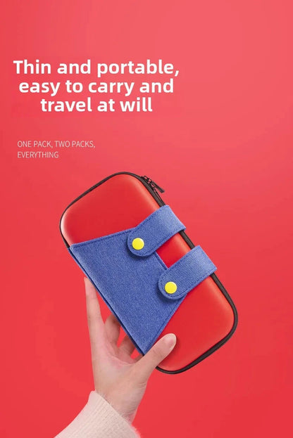 Storage Bag For Switch Portable NS Console Switch OLED Game Accessories Carrying Case Travel Cover Set Good Vibrations