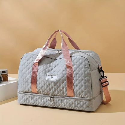Lightweight Luggage Bag, Large Capacity Travel Duffle Bag Gym Tote Bags, Shoulder Weekender Overnight Bag Good Vibrations Adult Super Store