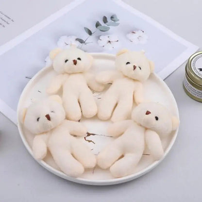 10/12/18/20Pcs Birthday Wedding Party Favors Supplies DIY Accessory Mini Cute Cartoon Plush Bear Girl Gift Doll Toys Good Vibrations