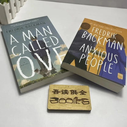 2Books Set by Fredrik Backman Anxious People And A Man Called Ove Book in English Libros Good Vibrations