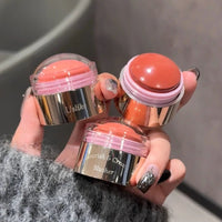 Blush Cream 6 Colors Natural Makeup Cheek Contour Lasting Matte Velvet Mousse Blush Mud Peach Cream Rouge Cheek Tint Cosmetics Good Vibrations