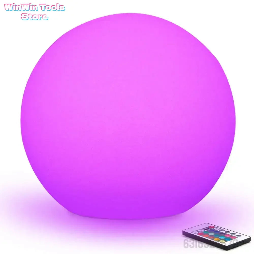 Christmas Outdoor LED Garden Ball Lights Remote Control Floor Lawn Lamp Swimming Pool Wedding Party Holiday Home Decoration Good Vibrations