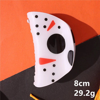 Halloween Hair Accessories Ghost Hair Clip for Women Girls Red Horns Hairpin Skull Claw Y2K Gothic Hair Jewelry 2023 New HangZhi Good Vibrations