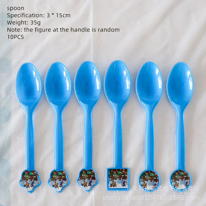 Game Roblox Cartoon Party Theme Birthday Supplies Balloon Banner Cake Topper Tableware Set Decorative Anime Peripheral Gifts Good Vibrations