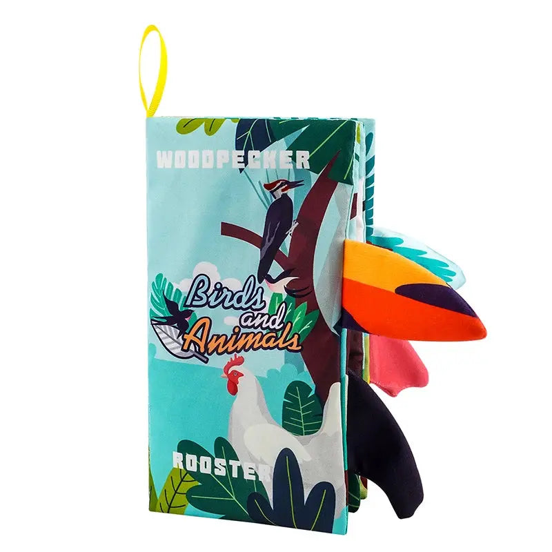 Baby Books Toys, Baby Books 0-6 Months, 3PCS Touch and Feel Cloth Crinkle Soft Books, Toys for 0-3-6-12-18 Months Infant Newborn Good Vibrations