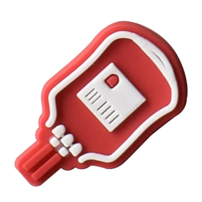 Shoe Charms for Crocs Accessories Organ Medical Care Shoes Charm for Croc Decorations Pins Men Accessory Jeans Woman Clogs Clips Good Vibrations