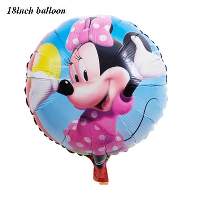 Disney Pink Minnie Mouse One Year Old Birthday Party Supplies Cup Plate Kids Girl Birthday Party Decor Disposable Tableware Set Good Vibrations