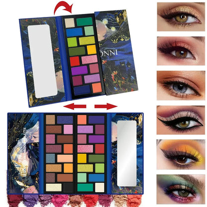 32 Colors Eye Shadow Plate Matte Eyeshadow Waterproof Long Lasting Make Up Pallet Shimmer Fashion Women Beauty Eyes Cosmetics Good Vibrations