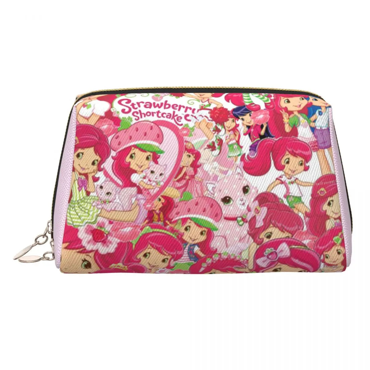 Like Strawberry ShortCake (30) Women Cosmetic Bags Travel Makeup Organizer Pouch Toiletry Storage Dopp Kit Case Good Vibrations