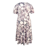 Plus Size Spring Summer Large Size Women's Floral Print Holiday Style Dress Cross-Border Direct Sale Polyester Fiber Casual D... Good Vibrations