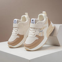 KIds Spring/autumn Fashionable Breathable Thick Sole Lightweight Sports Sneakers Baby Soft/Simple School Students Running Shoes Good Vibrations