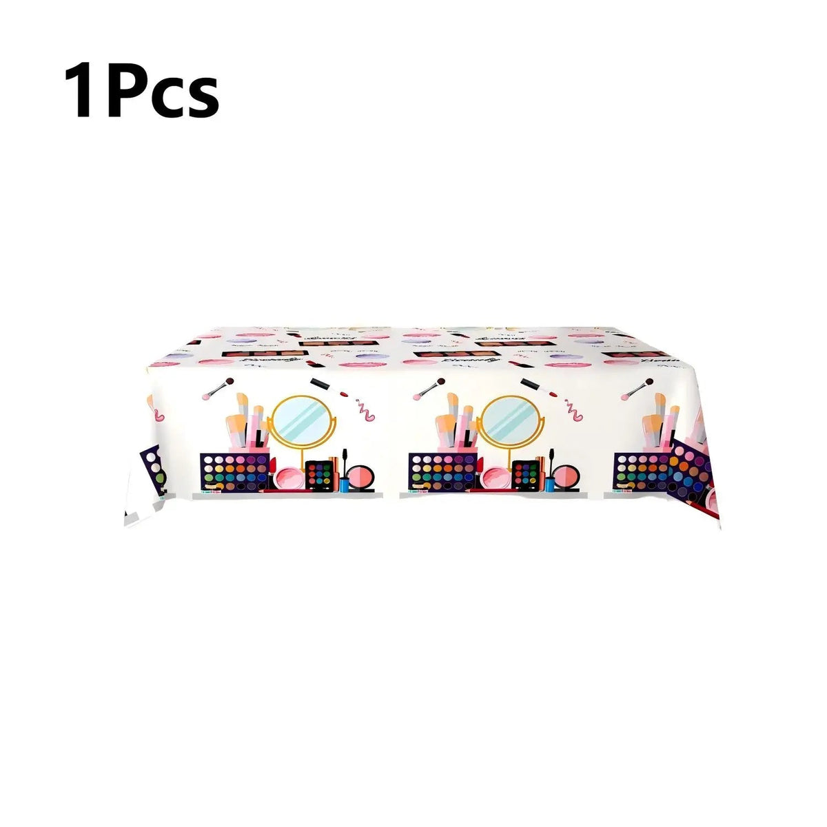 103 Pcs Makeup Birthday Party Supplies-Makeup Theme Party Banner Balloons Photo Props Napkins Plates Etc Spa Party Decorations Good Vibrations