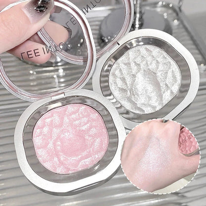 LEEINTO color-glowing high-gloss powder pearlescent powder brightens up the make-up eye shadow disc Good Vibrations