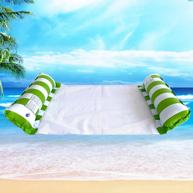 Premium Striped Swimming Pool Loungers - Durable Sunbathing Mattresses, Perfect for Pool Parties & Beach Adventures Good Vibrations