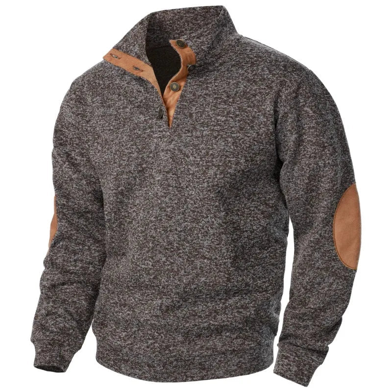 Men's Autumn Spring Stand Collar Long Sleeve Sweatshirts Top Casual Warm Pullover Outdoor Streetwear for Men Sport Riding Coats Good Vibrations