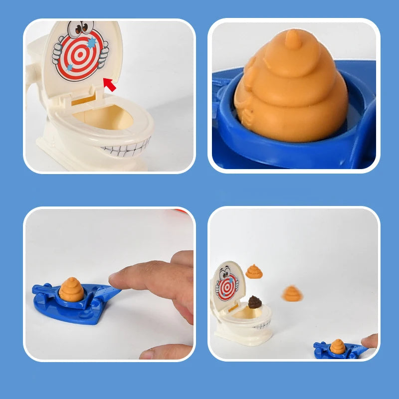 Toilet Poop Toys Party Funny Children's Sensory Toys Stool Toilet Toy for Girls and Boys Todders Kid Children Xmas Gifts Good Vibrations
