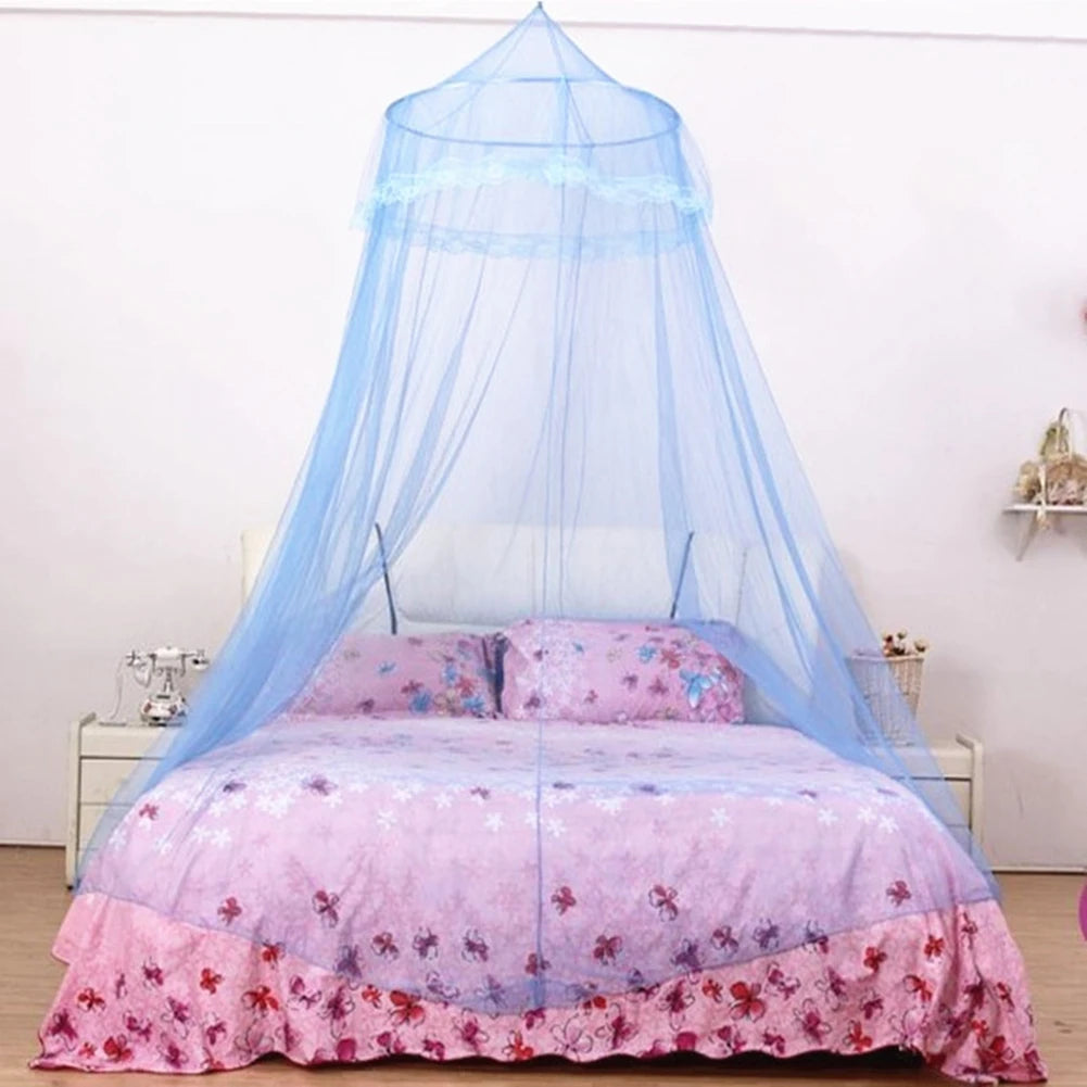 Bed Canopy Hanging Mosquito Net Princess Dome Foldable Bedcover for Children Good Vibrations
