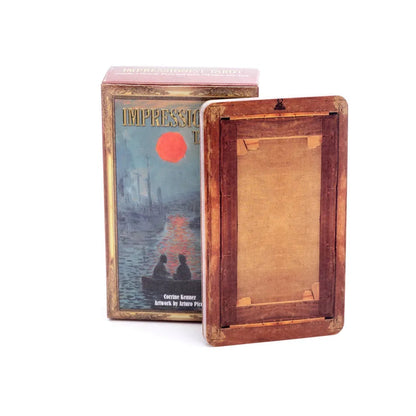 New Impressionist Tarot cards  A 78 Deck Oracle English Visions Divination fate Borad Playing Games Good Vibrations