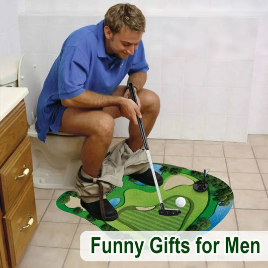 A Set of Five Toilet Golf Balls, A Fun and Leisure Golf Ball Set for The Toilet, Perfect As A Gift for Dad or Boyfriend. Good Vibrations