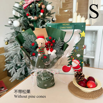Christmas gift, finished teddy bear bouquet, birthday gift, gift for teacher, girlfriend, best friend, bouquet, souvenir Good Vibrations