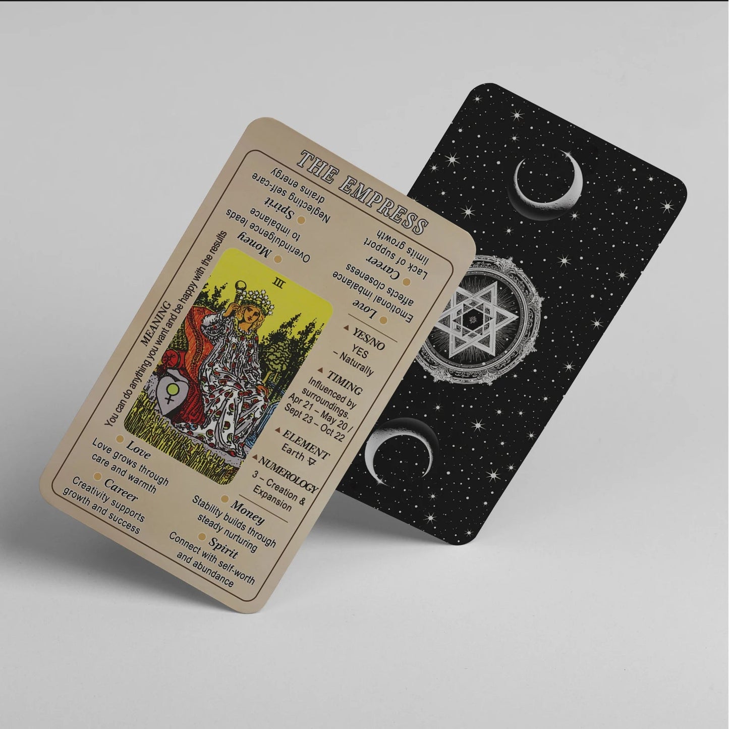 Keyword Tarot Deck, 78 cards with keyword interpretations, suitable for both beginners and experienced tarot readers Good Vibrations