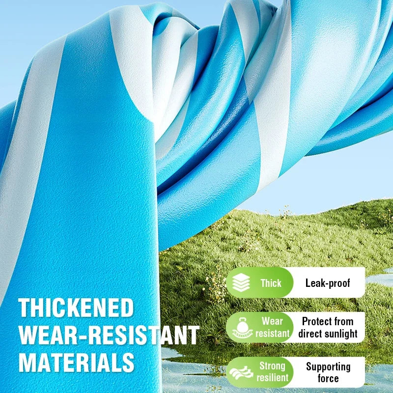 Inflatable Pool 3/2.6/2.1M Large Family Pools Swimming Pool with Canopy Children's Outdoor Removable Basen Toys for Kids Adult Good Vibrations